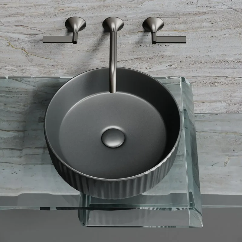 Раковина Ceramicanova Element CN6057MDH темный антрацит матовый Sancos — официальный сайт