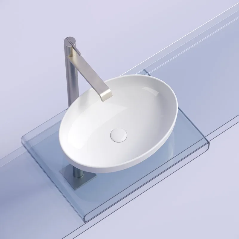 Раковина Ceramicanova Element CN6056 белая глянцевая Sancos — официальный сайт