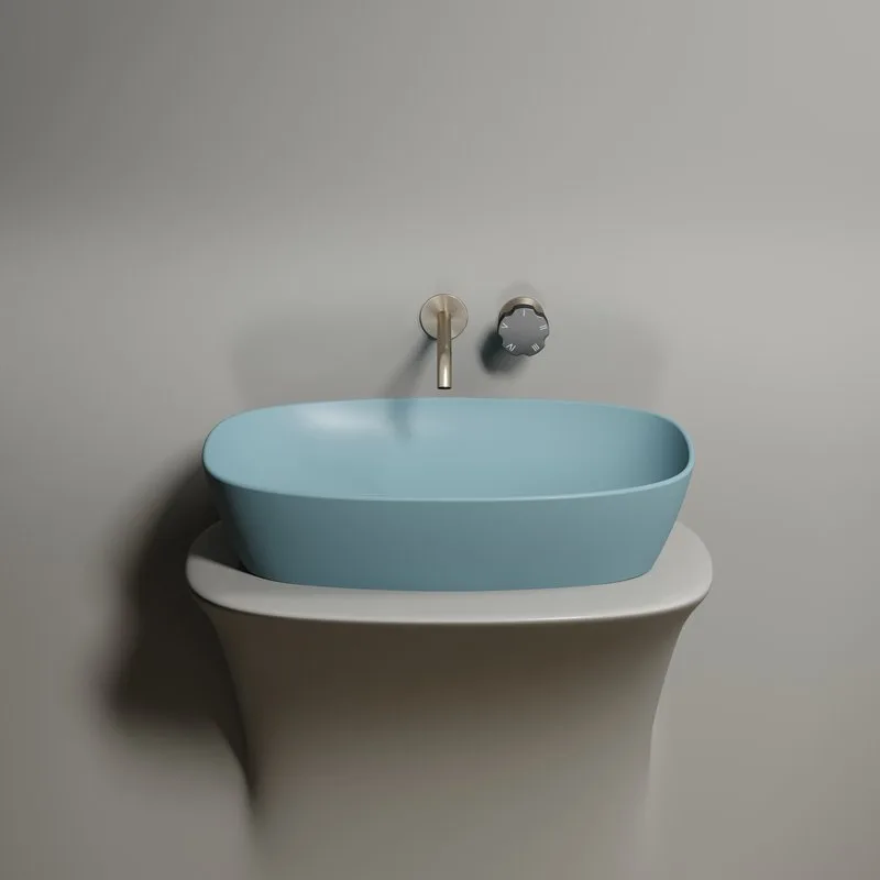 Раковина Ceramicanova Element CN6049MLG зеленая матовая Sancos — официальный сайт