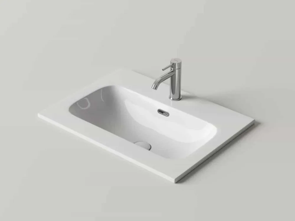 Мебельная раковина Ceramicanova Lucia CN6095, белая Sancos — официальный сайт
