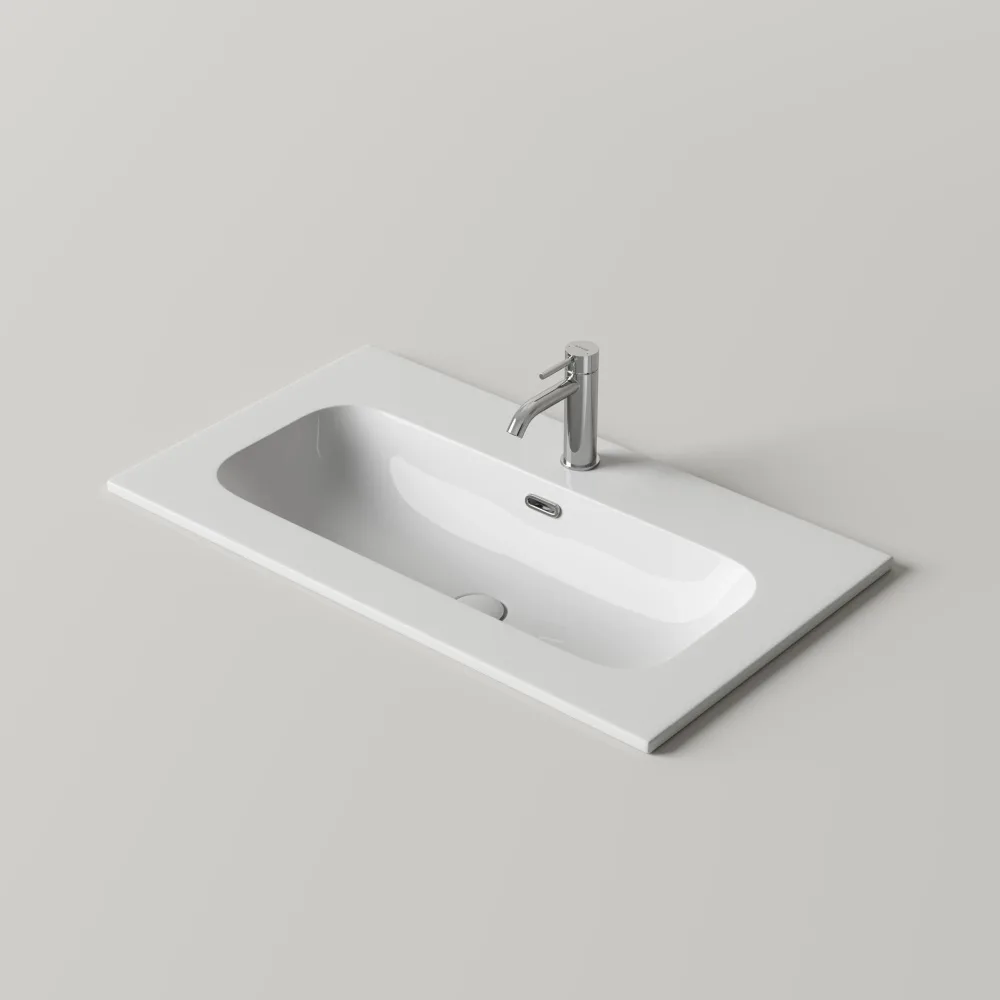 Мебельная раковина Ceramicanova Lucia CN6096 белый Sancos — официальный сайт