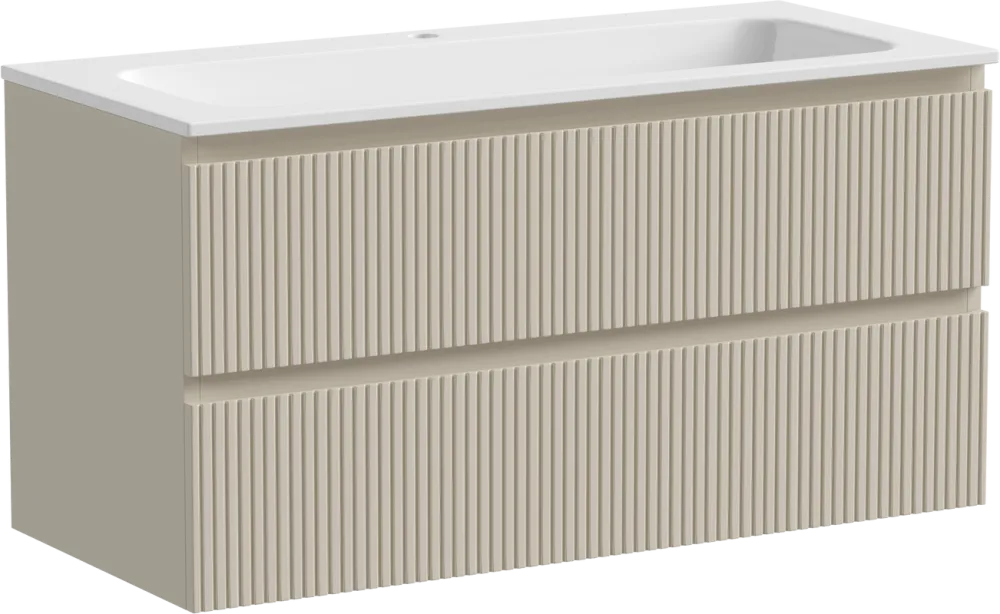 Тумба с раковиной Sancos Snob T 100 см, beige soft Sancos — официальный сайт