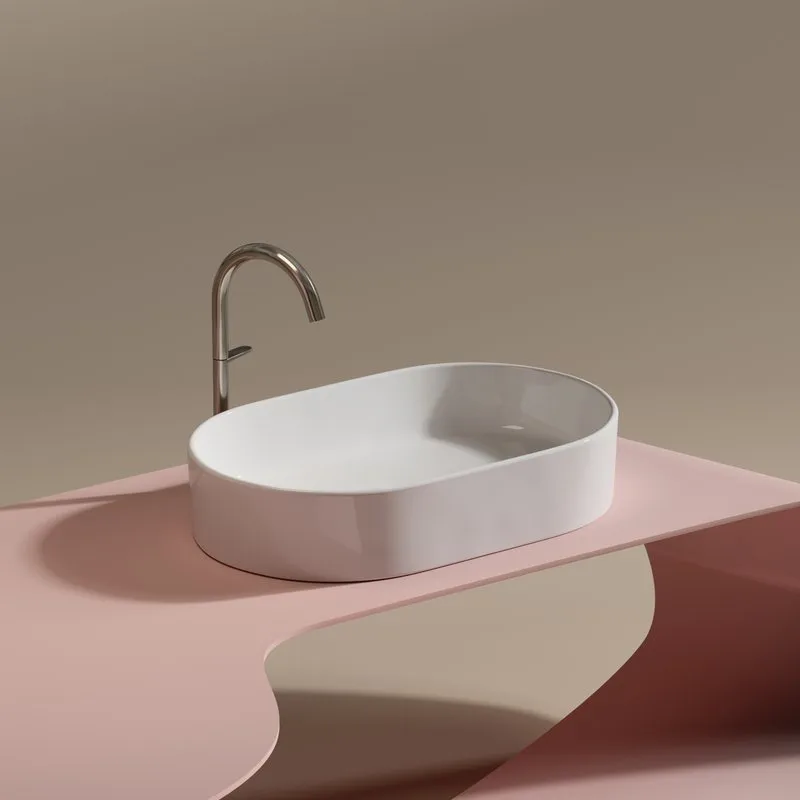 Раковина Ceramicanova Element CN6048 белая Sancos — официальный сайт