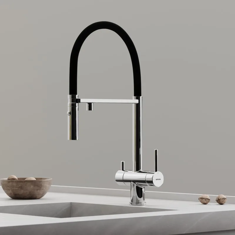 Смеситель для кухни Sancos Imola SC4010CH под фильтр, брашированное золото Sancos — официальный сайт