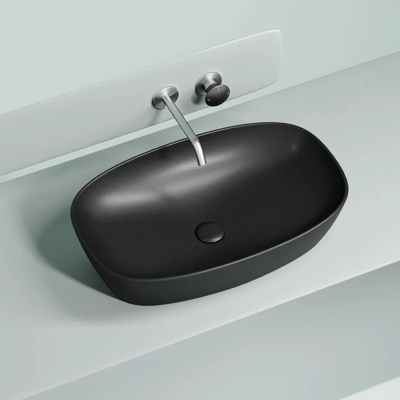 Раковина Ceramicanova Element CN6049MB черная матовая Sancos — официальный сайт