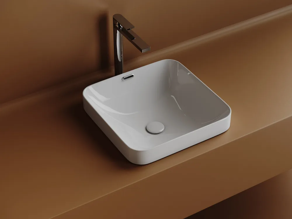 Встраиваемая раковина Ceramicanova Element CN6077 ,белый Sancos — официальный сайт