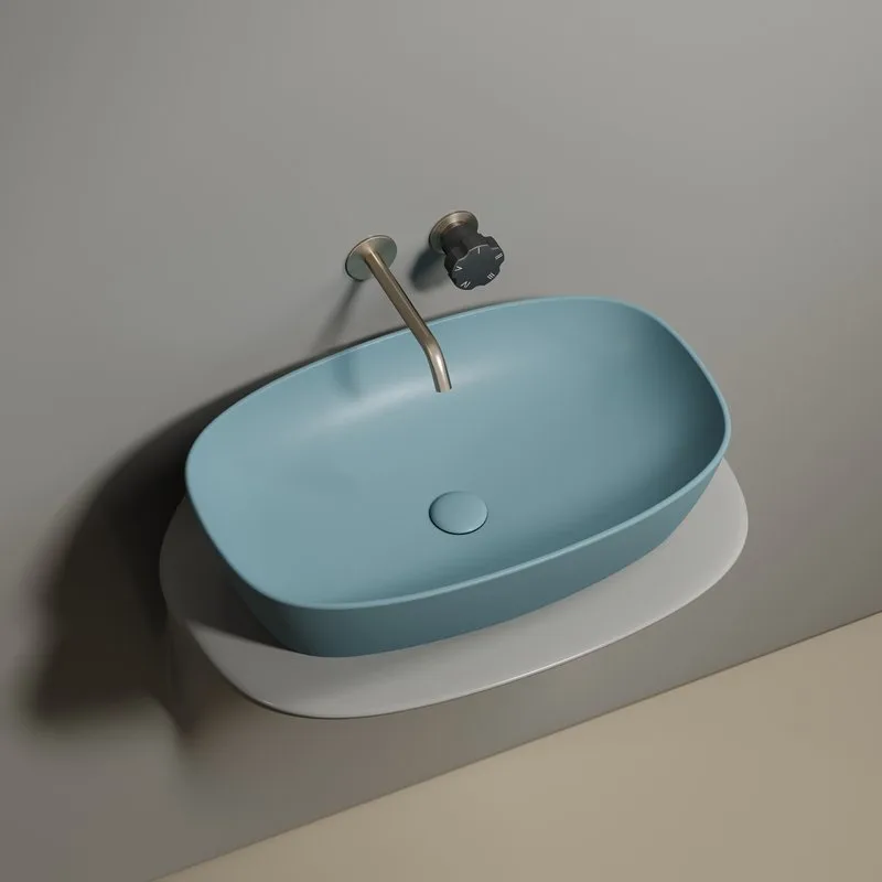 Раковина Ceramicanova Element CN6049MLG зеленая матовая Sancos — официальный сайт