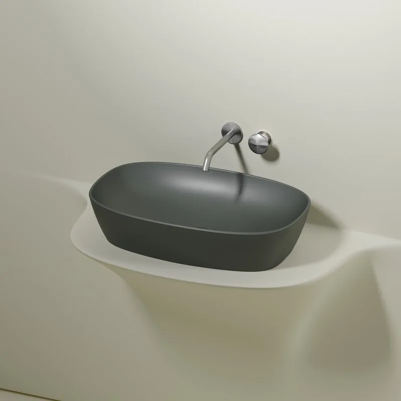 Раковина Ceramicanova Element CN6049MH антрацит матовая Sancos — официальный сайт