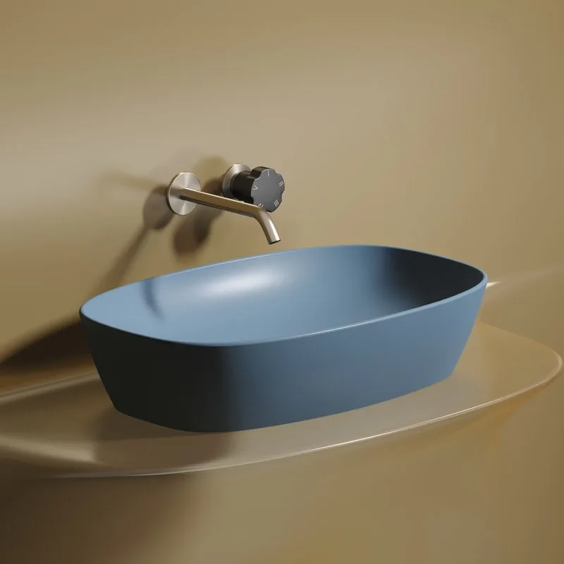 Раковина Ceramicanova Element CN6049ML голубая матовая Sancos — официальный сайт