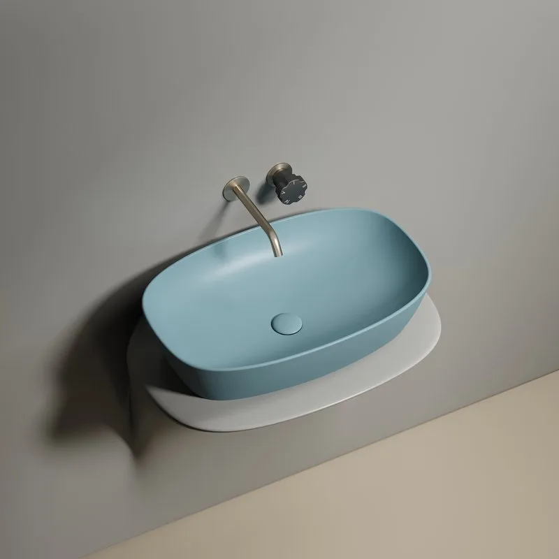 Раковина Ceramicanova Element CN6049MLG зеленая матовая Sancos — официальный сайт