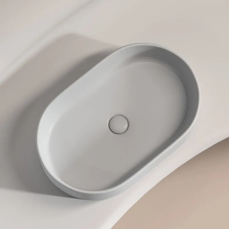 Раковина Ceramicanova Element CN6048MSG серая матовая Sancos — официальный сайт