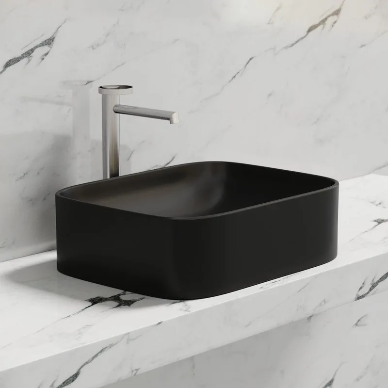 Раковина Ceramicanova Element CN6052MB черная матовая Sancos — официальный сайт