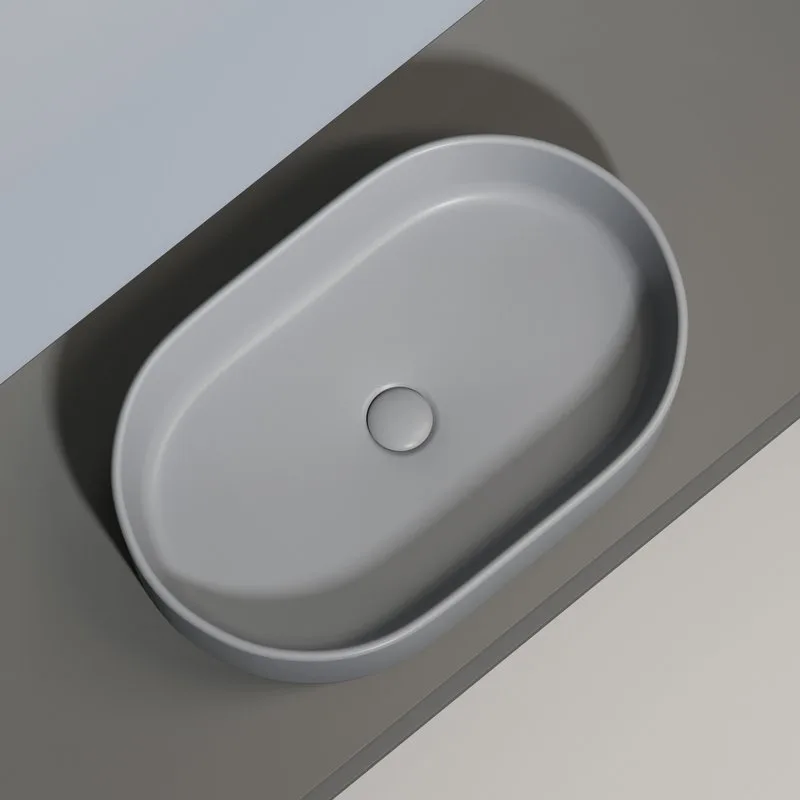 Раковина Ceramicanova Element CN6048MH антрацит матовая Sancos — официальный сайт