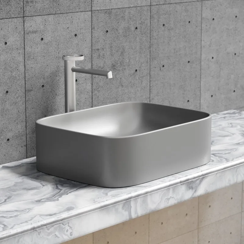 Раковина Ceramicanova Element CN6052MH антрацит матовая Sancos — официальный сайт