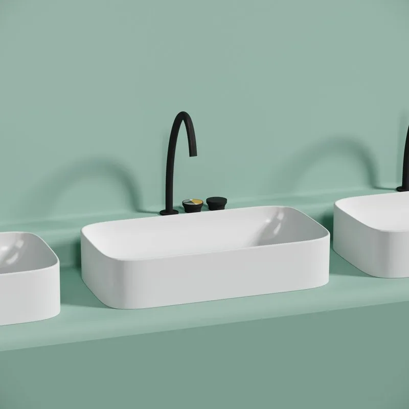 Раковина Ceramicanova Element CN6054MW белая матовая Sancos — официальный сайт