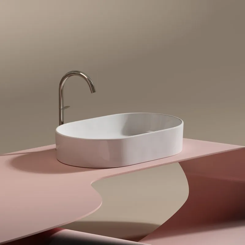 Раковина Ceramicanova Element CN6048 белая Sancos — официальный сайт