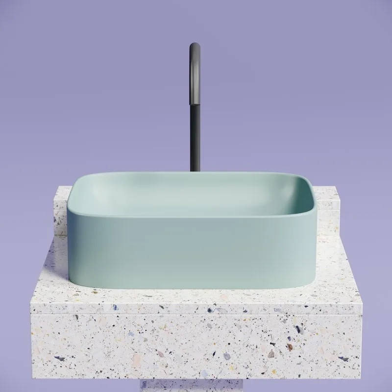 Раковина Ceramicanova Element CN6052MLG зеленая матовая Sancos — официальный сайт
