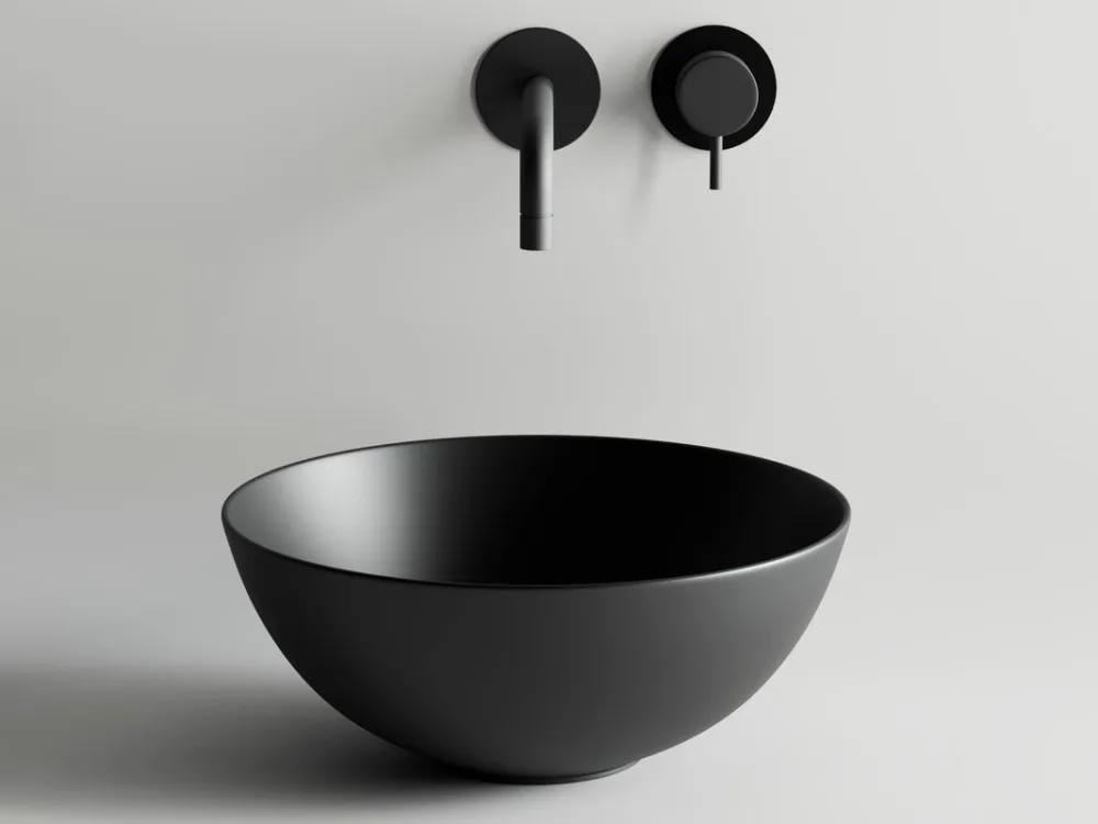 Раковина Ceramica Nova Element CN6004 черный матовый Sancos — официальный сайт