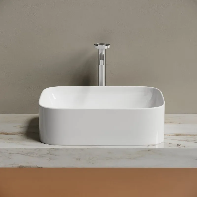 Раковина Ceramicanova Element CN6052 белая глянцевая Sancos — официальный сайт