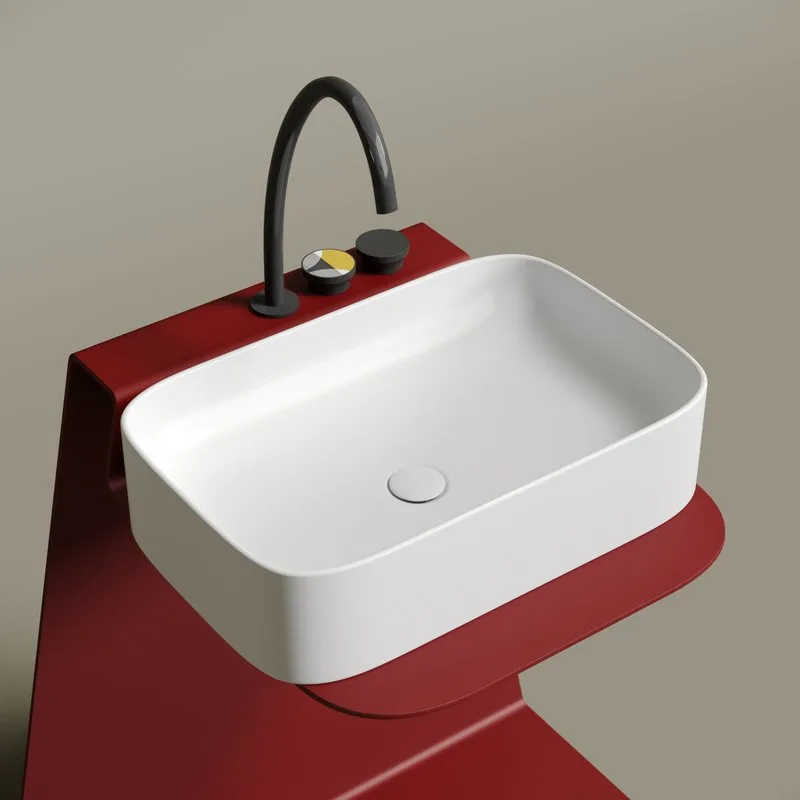 Раковина Ceramicanova Element CN6053MW белая матовая Sancos — официальный сайт