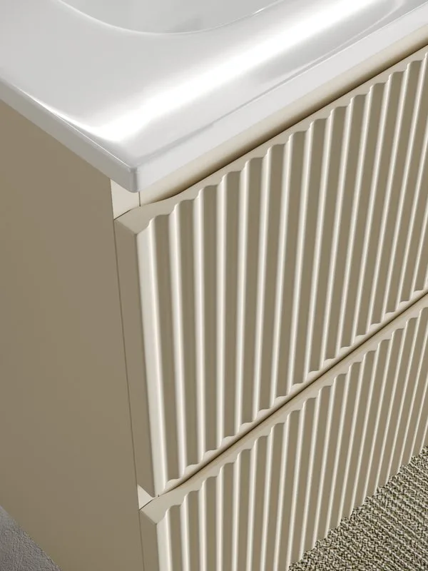 Тумба под раковину Sancos Snob R 80 подвесная Beige soft (капучино), SNR80CE Sancos — официальный сайт