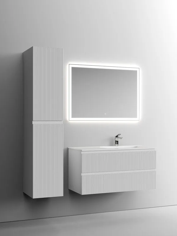 Тумба с раковиной Sancos Snob T 100 см, R, bianco Sancos — официальный сайт