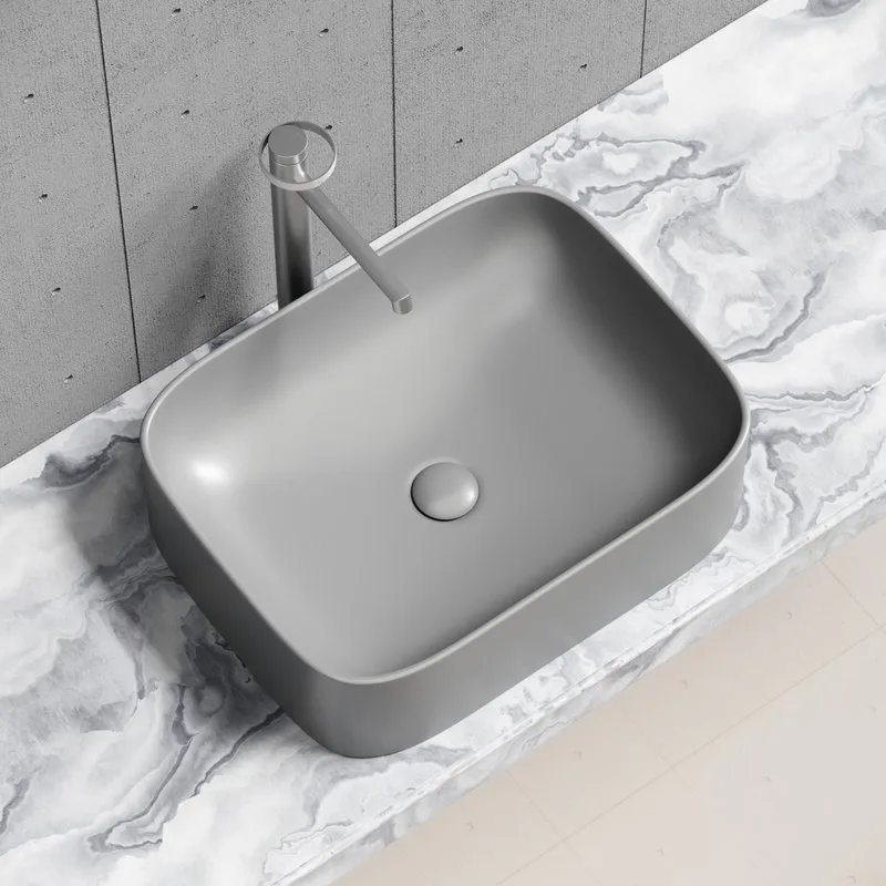 Раковина Ceramicanova Element CN6052MH антрацит матовая Sancos — официальный сайт