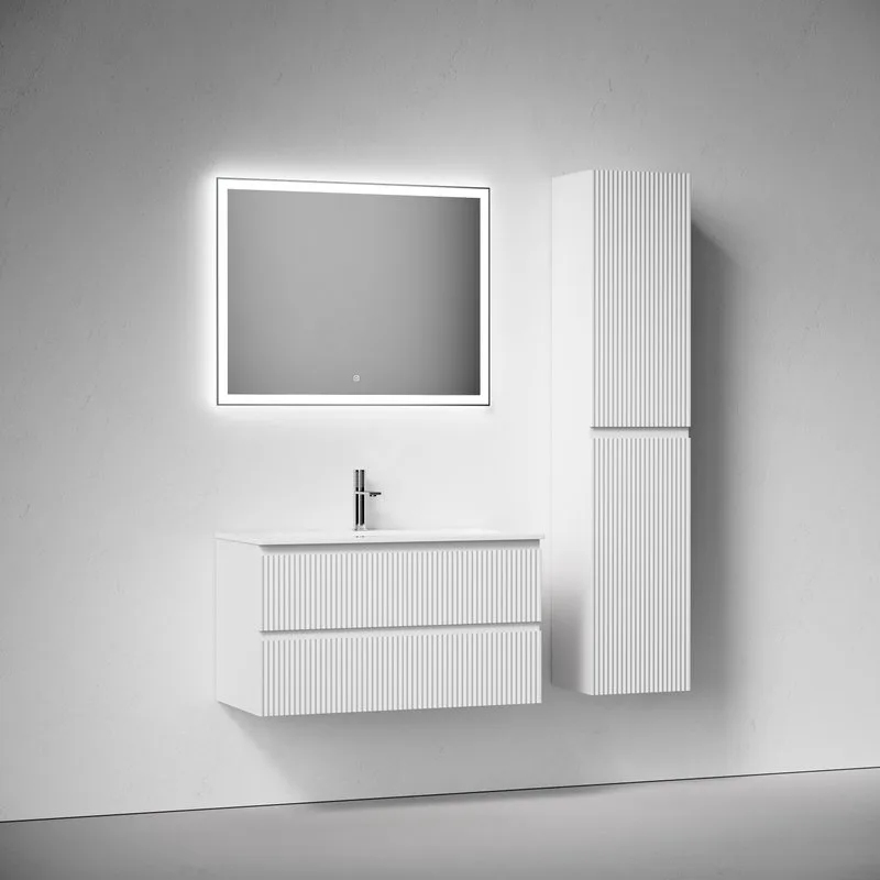 Тумба с раковиной Sancos Snob R 90 подвесная, bianco, раковина СN7019 Sancos — официальный сайт
