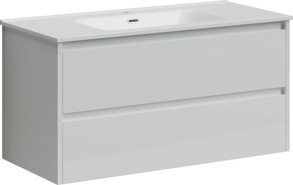 Тумба под раковину Sancos Libra 100 подвесная белый глянец, LB100W Sancos — официальный сайт