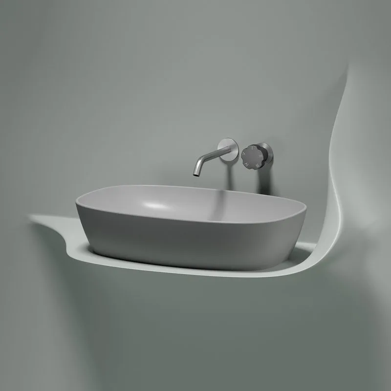 Раковина Ceramicanova Element CN6049MSG серая матовая Sancos — официальный сайт