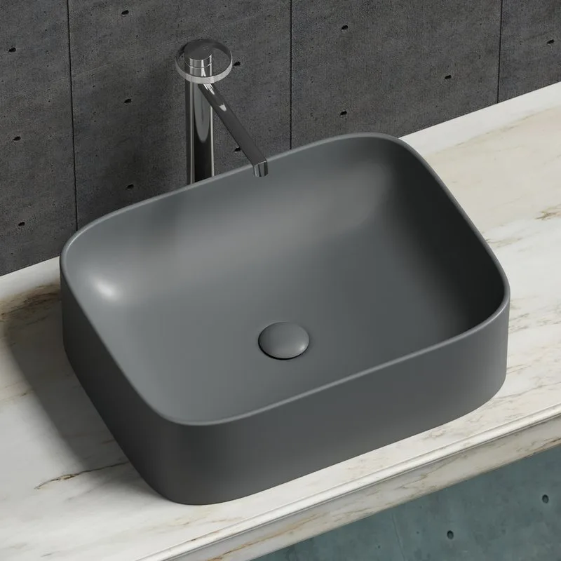 Раковина Ceramicanova Element CN6052MDH темный антрацит матовая Sancos — официальный сайт