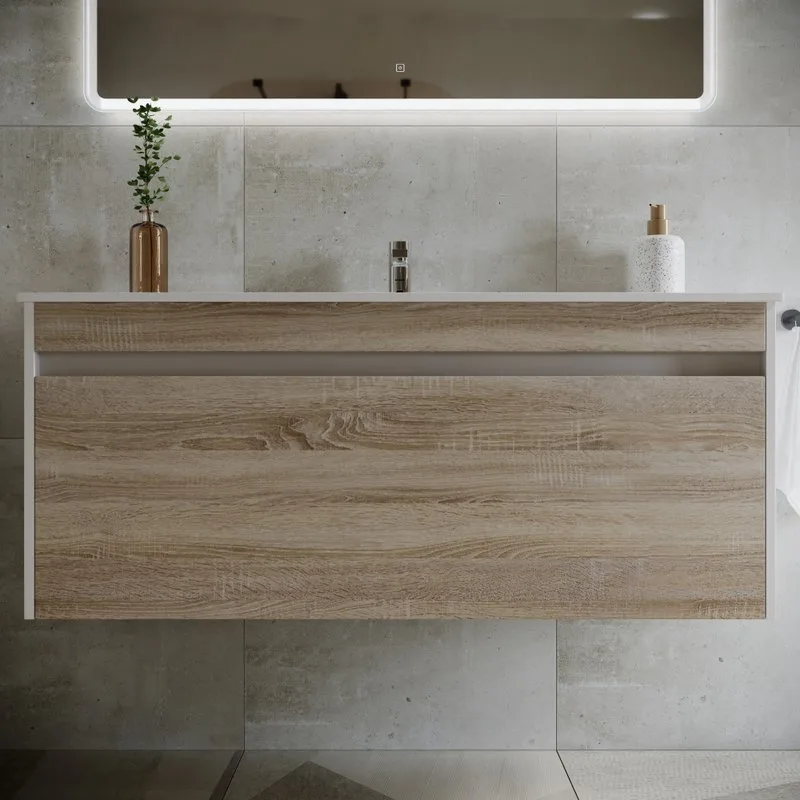 Тумба с раковиной Sancos Smart 120 см дуб бардолино Sancos — официальный сайт