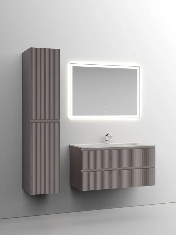 Тумба под раковину Sancos Snob T 100 подвесная Doha soft (пыльная роза), SNT100SM Sancos — официальный сайт