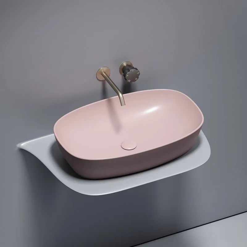 Раковина Ceramicanova Element CN6049MP розовая матовая Sancos — официальный сайт