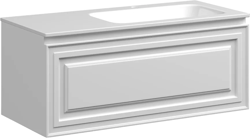 Тумба с раковиной Sancos Very 100 R bianco Sancos — официальный сайт