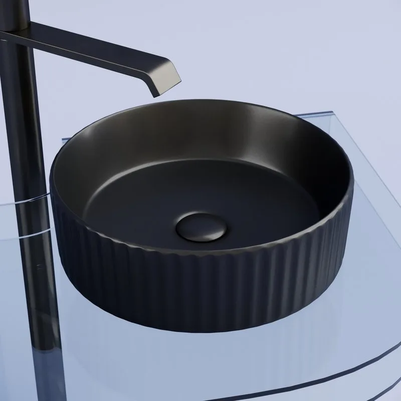 Раковина Ceramicanova Element CN6057MB черная матовая Sancos — официальный сайт