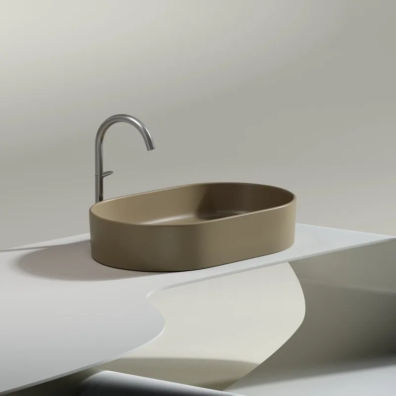 Раковина Ceramicanova Element CN6048MC капучино матовая Sancos — официальный сайт