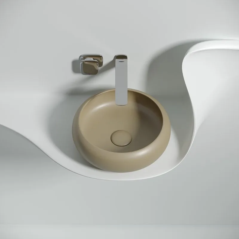 Раковина Ceramicanova Element CN6050MC капучино матовая Sancos — официальный сайт