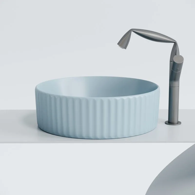 Раковина Ceramicanova Element CN6057ML голубой матовый Sancos — официальный сайт