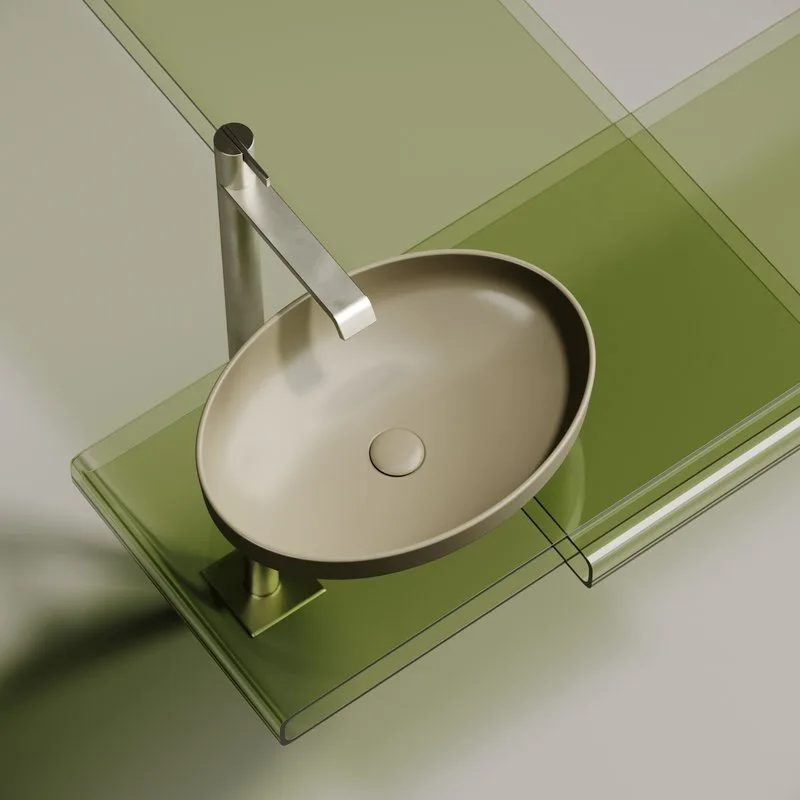 Раковина Ceramicanova Element CN6056MC капучино матовая Sancos — официальный сайт