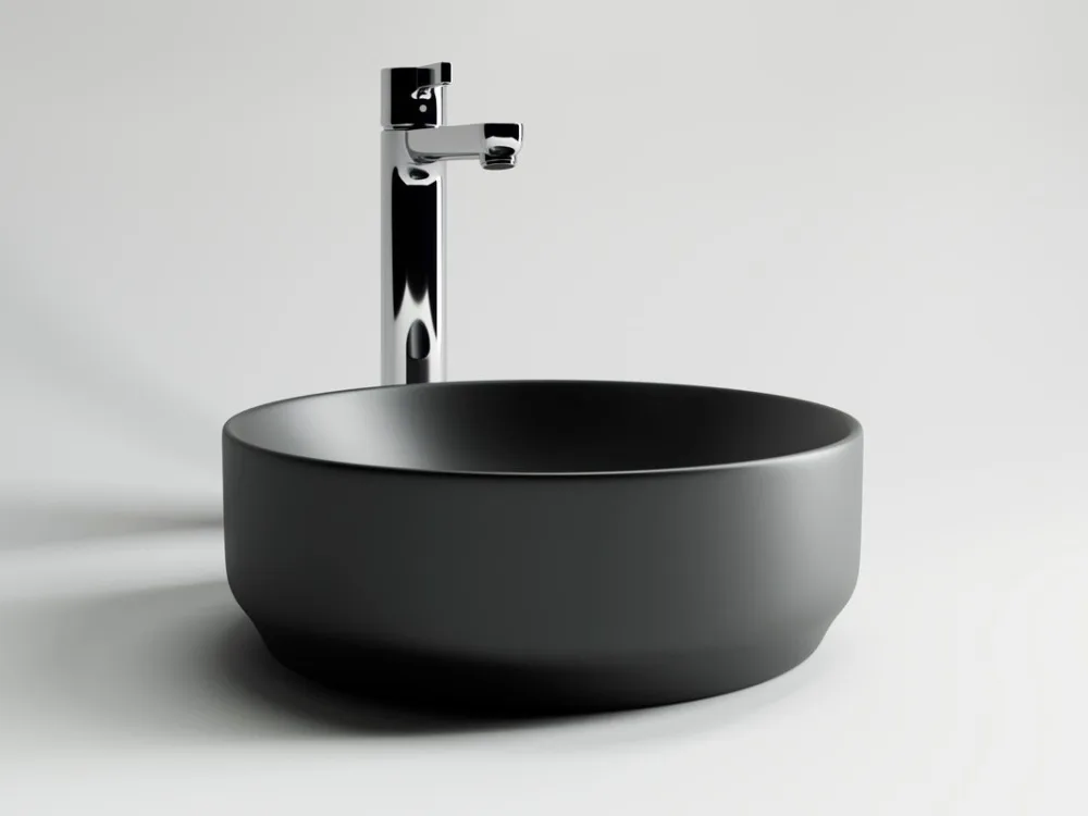 Раковина Ceramica Nova Element CN6007 черный матовый Sancos — официальный сайт