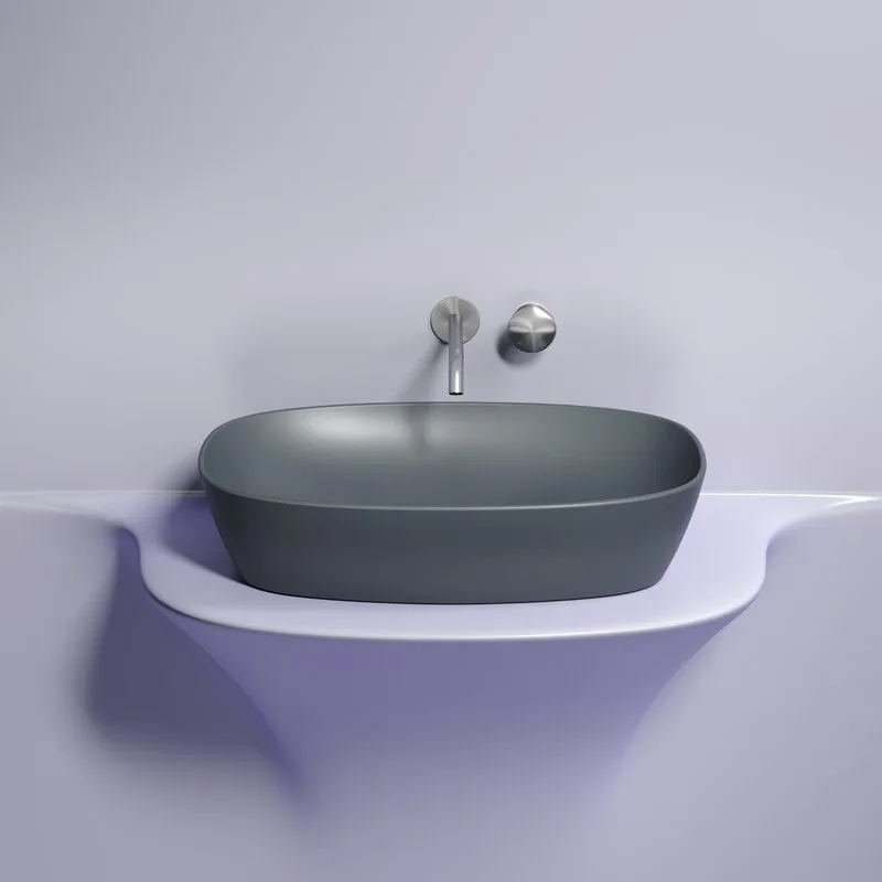 Раковина Ceramicanova Element CN6049MDH темный антрацит матовая Sancos — официальный сайт