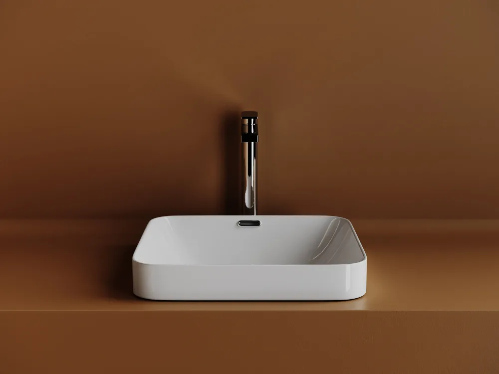 Встраиваемая раковина Ceramicanova Element CN6077 ,белый Sancos — официальный сайт