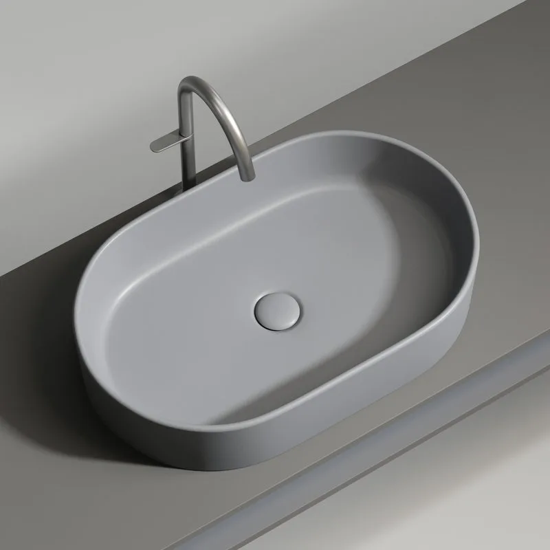 Раковина Ceramicanova Element CN6048MH антрацит матовая Sancos — официальный сайт