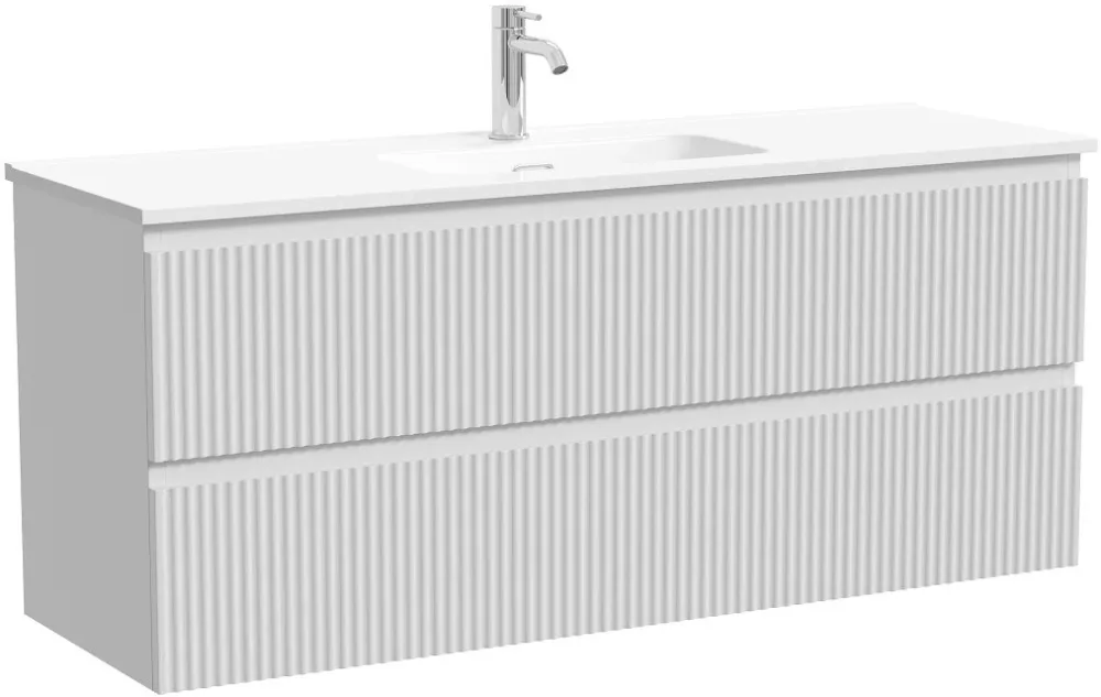 Тумба под раковину Sancos Snob R 120 подвесная Bianco (белый), SNR120/39W Sancos — официальный сайт