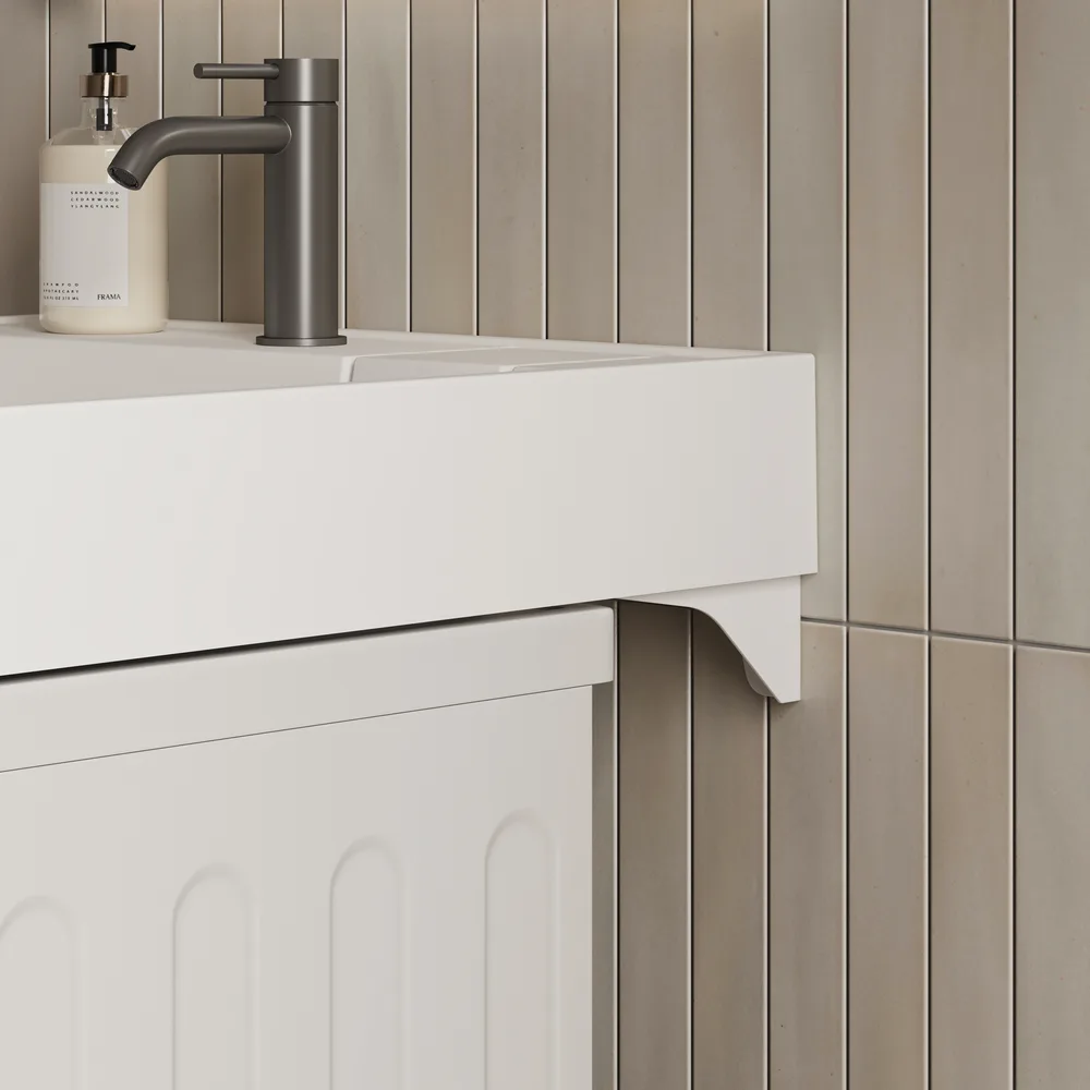 Раковина над стиральной машиной Ceramicanova Quattro CN0101,с кронштейнами, белая  Sancos — официальный сайт