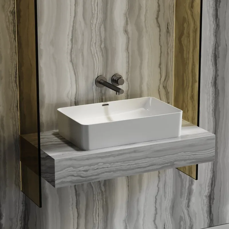 Раковина Ceramicanova Element CN6065 белая глянцевая Sancos — официальный сайт