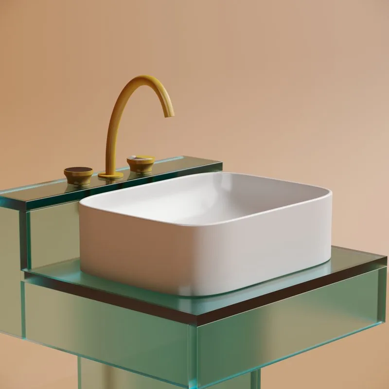 Раковина Ceramicanova Element CN6052MW белая матовая Sancos — официальный сайт