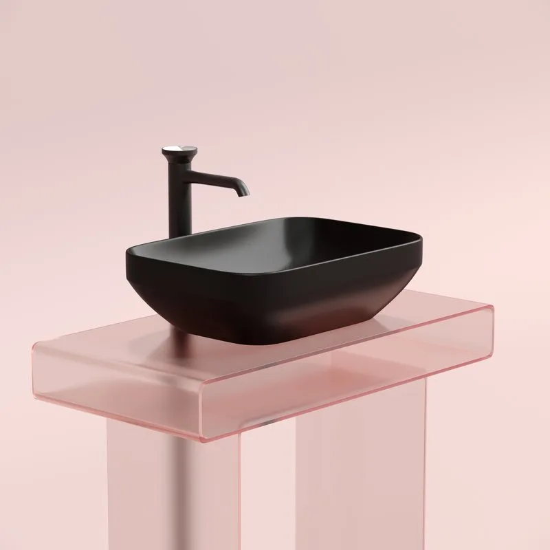 Раковина Ceramicanova Element CN6055MB черная матовая Sancos — официальный сайт