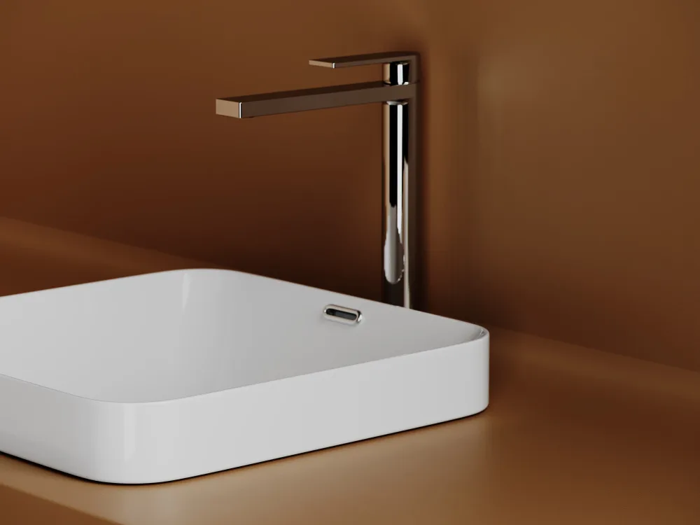 Встраиваемая раковина Ceramicanova Element CN6077 ,белый Sancos — официальный сайт